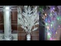 Easy and cheap to make Flowers from Metallic Ribbons and Flower vases! Bunga Sudut Ruangan Cantik