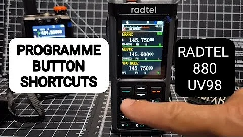 Radtel rt880/iRadio UV98- Custom Buttons  Functions & Mix Bands