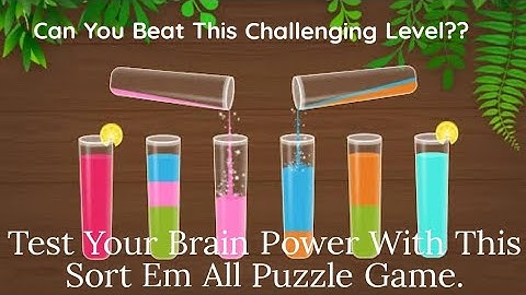 Sort Em All Game Level 1356 l Level Solved Watch to see How?