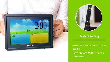 B0359WST2H2PR-V1 COLOR WEATHER STATION OPERATION VIDEO