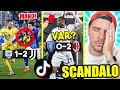 REAZIONE ai TIKTOK sul CALCIO - CHE SCANDALO!! ALTRI ERRORI degli ARBITRI...