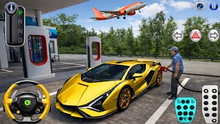 Supercar Refueling & Realistic Driving Experience 🇺🇸 3D Driving Class 2026 | Car Driving Games 2026 screenshot 1