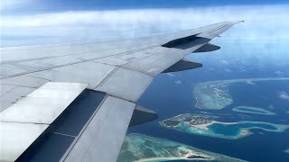 Aeroflot • Boeing 777-300ER • RA-73138 • Scenic Approach and Morning Male Airport Landing