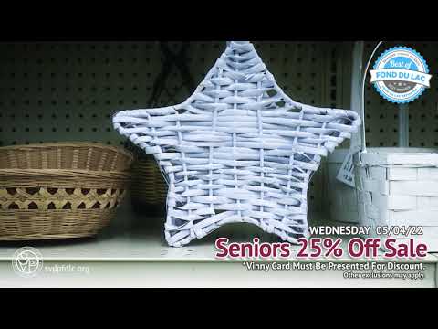 SVDP Fond du Lac: Senior’s Sale (05/04/2022)