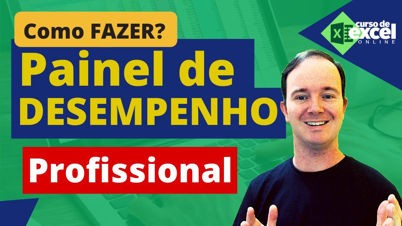 Como Fazer Painel de Desempenho no Excel | Dashboard Passo à Passo Como Fazer Painel de Desempenho no Excel | Dashboard Passo à Passo