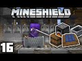 #MineShield​​ | Шестнадцатая серия | ЖД + Новая Печка + Передвижение на трезубцах на МайнШилд