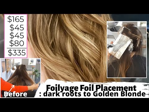 how to FOIL and style FINE HAIR - nvenn hair and beauty