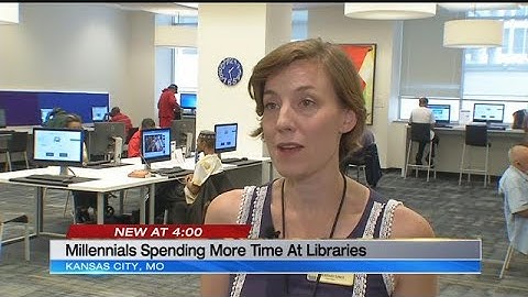 Libraries surprisingly popular with millennials