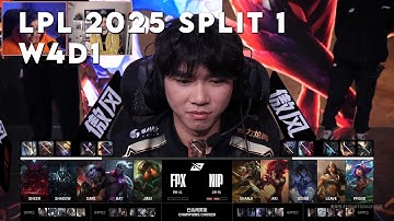 NIP vs FPX Game 3 | LPL 2025 Split 1 Week 3 Day 1 | Ninjas in Pyjamas vs FunPlus Phoenix