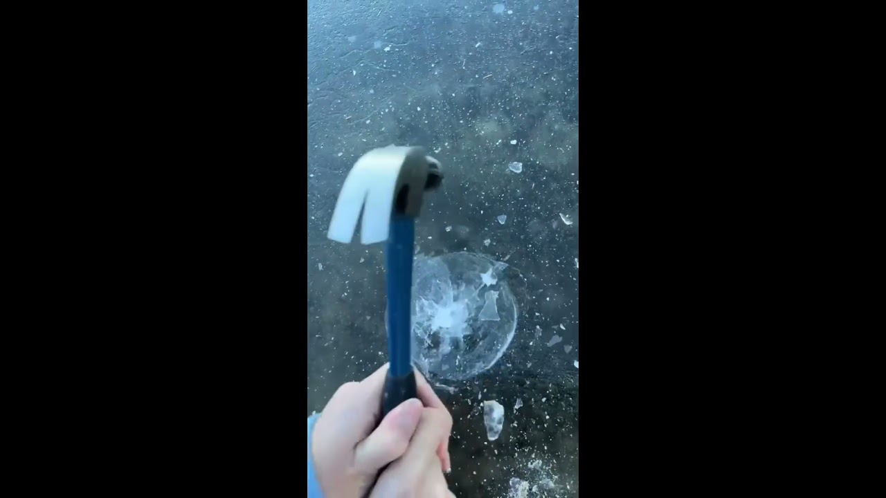 Breaking Ice Shorts Satisfying