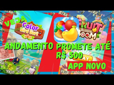 APLICATIVO FRUIT BUBBLE BOOM JOGUE E GANHE PIX NO