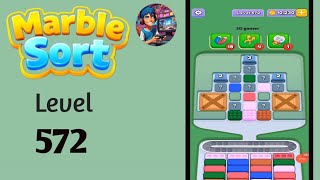 Marble Sort level 572 solution and walkthrough for gameplay 