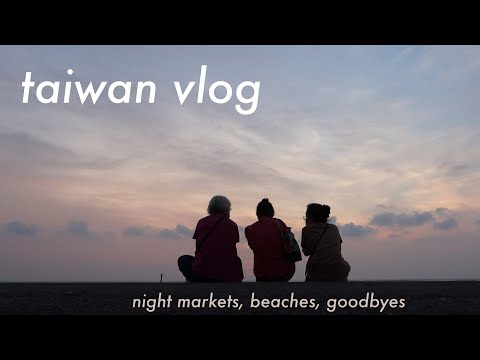 taiwan vlog | night markets, beaches, goodbyes