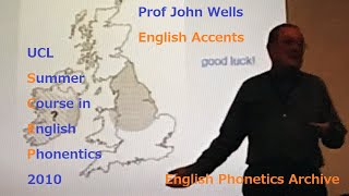 Professor John Wells_lecture on 'English Accents' at the UCL Summer Course in English Phonetics 2010