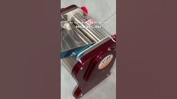 Máy cán khô mực khô bò, cán mềm mỏng thịt trâu gác bếp lô cán 24cm giá cực sốc | LH 0964293261