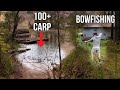Fishing but using bow and arrow catch and cook
