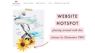 Testing the hotspot feature from Elementor PRO new release! It