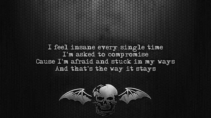 Avenged Sevenfold - Almost Easy [Lyrics on screen] [Full HD]