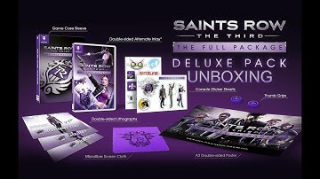 Saints Row The Third Deluxe Edition Unboxing