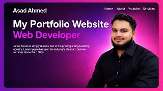 How to Create Portfolio Website Using HTML & CSS | Step-by-Step Tutorial