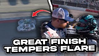 HOLY SH*T FINISH CAUSES HEATED DRIVERS | NASCAR Darlington Highlights & Reaction