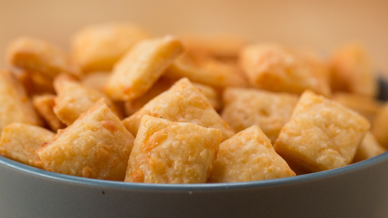 Easy Cheesy Crackers | Tasty