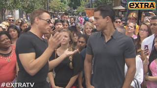 JeanClaude Van Damme Shows Off His Moves at The Grove!