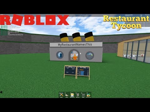 Roblox Restaurant Tycoon Starting A New Restaurant Youtube - roblox restaurant tycoon delete restaurant