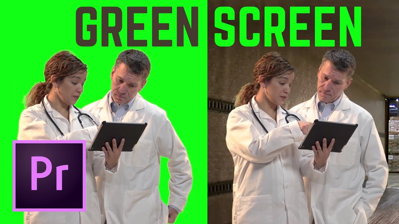 How To Green Screen Chromakey Premiere Pro Cc Youtube