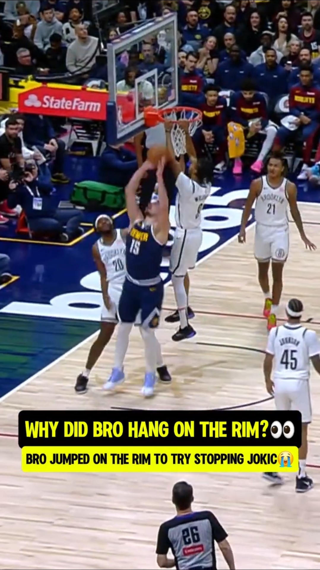 Hanging on the Rim didn't stop Jokic?