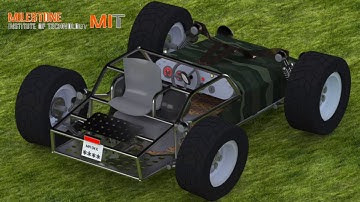 PUBG BUGGY CAR IN SOLIDWORKS 2018/19 || 3D MODEL || AUTOMOBILE DESIGN || MIT