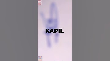 #kapil 💖comment your name for next sign. ❣️ #trending #viral #calligraphy  #shorts #ytshort