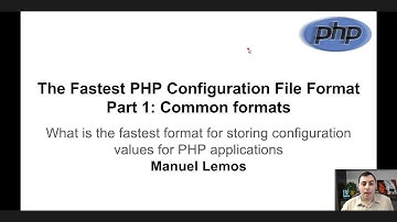 The Fastest PHP Configuration File Format Part 1