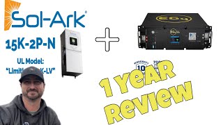 SolArk 15k Review after 12 months with EG4 lithium batteries