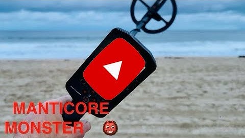 Beach Metal Detecting Minelab Manticore 🤑