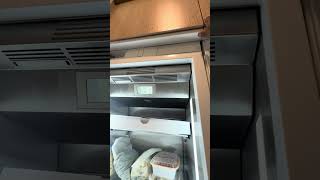 Built-in #Thermador dual column refrigerator's w/custom panels #appliances #installation #maryland