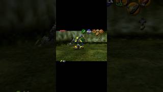 Legend of Zelda: Ocarina of time mini boss battle -Wolfos- Sacred Forest Meadow #yosho #deku #zelda