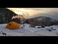 Hot Tenting off grid with an Arctic Igloo 10 with vestibule