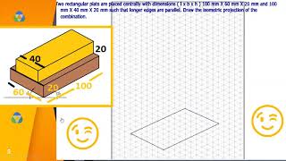 Problem 6 -Two rectangular plates placed one above other