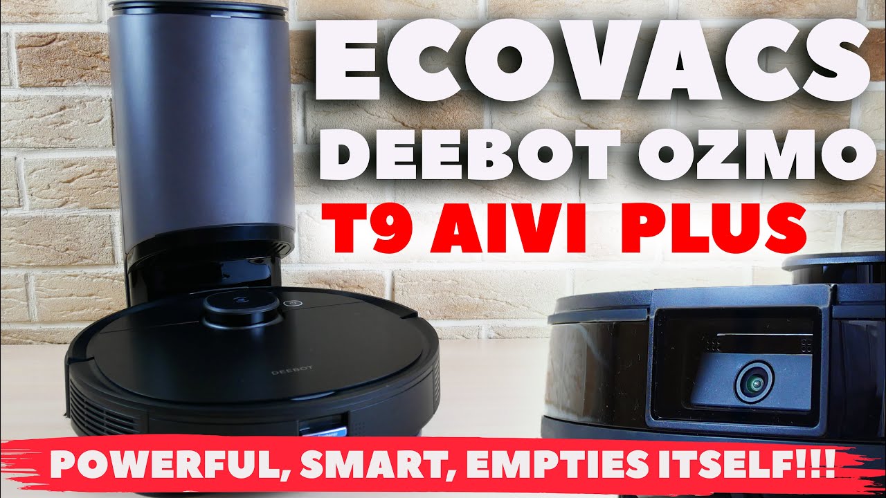 ECOVACS Deebot OZMO T9 AIVI Plus: Best Robot Vacuum of 🔥 REVIEW & TEST✅