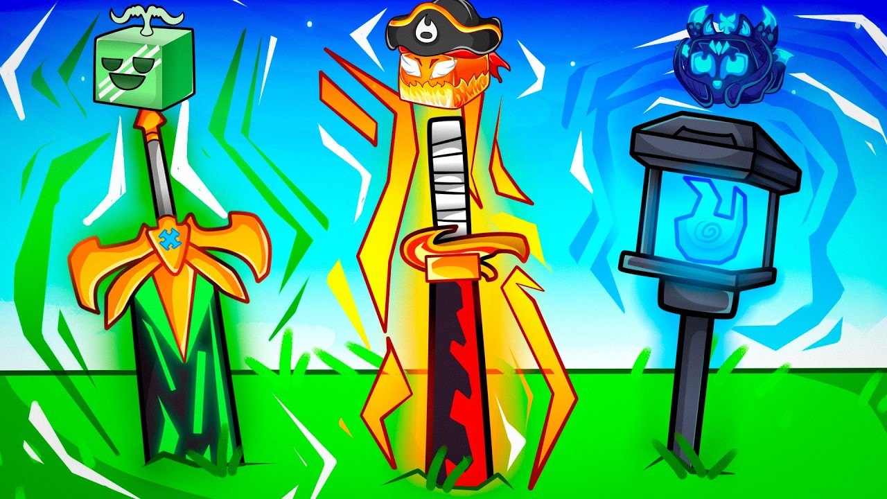 Blox Fruits pero los Colores de Espadas DECIDEN las Frutas!