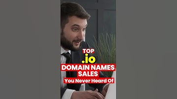 Top .io DOMAIN NAME Sold Which You Never Heard of! #shorts