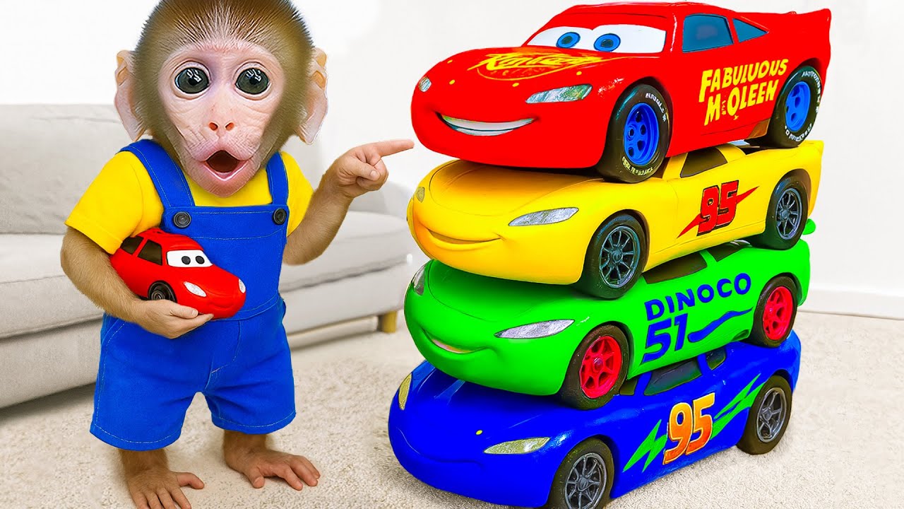 Macaco Bin Bin Viagem Misteriosa: Oficina Carros aos Doces Coloridos com Patinho-BinBin Portugal