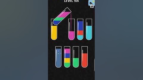 Color sort puzzle Level 105
