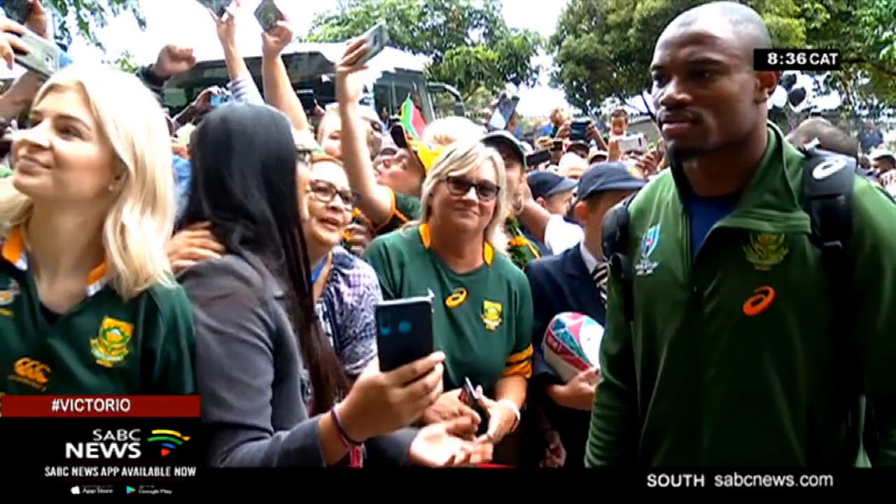 RWC Trophy tour | Springboks fever hits Durban - update with Ayanda ...
