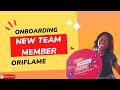 New team member onboarding process  becoming an oriflame brand partner  beauty consultant