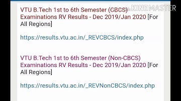 VTU REVALUATION RESULTS OUT/CHECK IT NOW