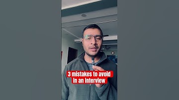 Top 3 mistakes to avoid in an interview #salesforce #interview