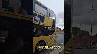 Bee Network - Stagecoach Manchester 11524 Adl Enviro400 Mmc Sk20 Avz On 100 To Manchester