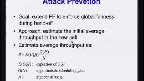 CERIAS Security: Exploiting Opportunistic Scheduling in Cellular Data Networks 4/5